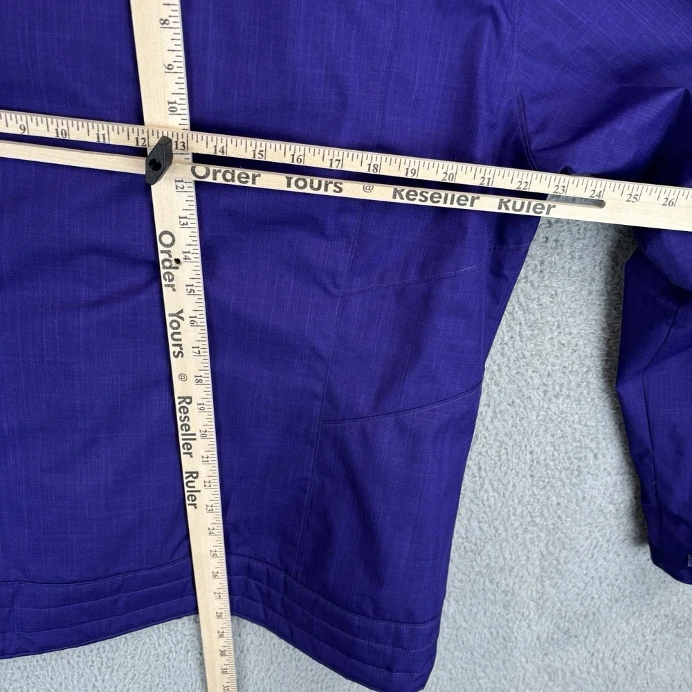 Columbia Bugaboo III Fleece Interchange Jacket Womens XL Purple 3 in‎ 1 Ski Coat